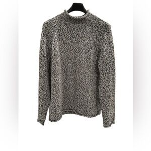 J-Crew Black & White Knit Sweater